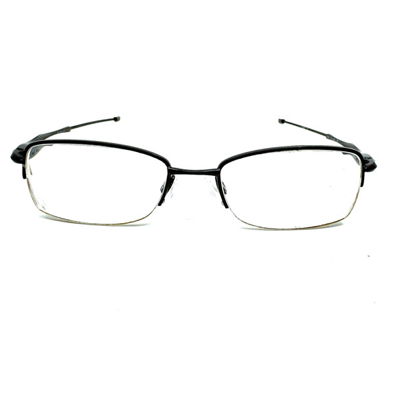 OAKLEY SCULPT 4.0 Eyeglasses Frmaes Pewter Half‎ rim 52-18-142 Frames Only H9572